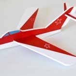 Free Printable Foam Glider Airplane Pattern - Adventure in a Box