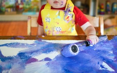 Roller Painting for Kids
