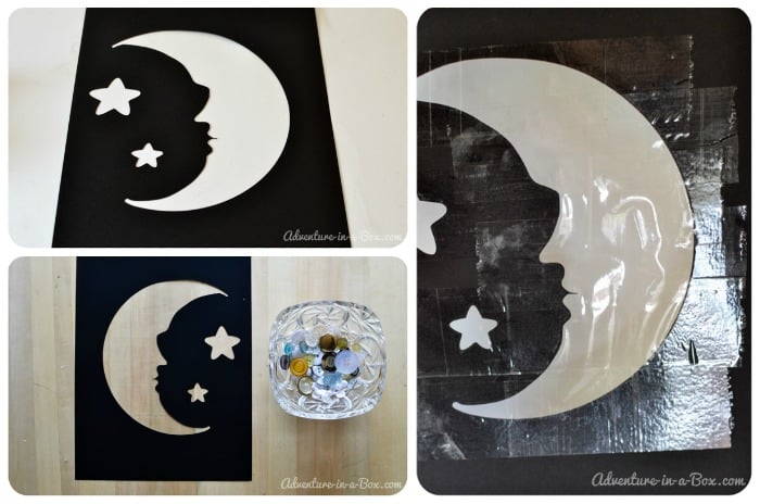 Reaching for the Moon: Make a Button Collage