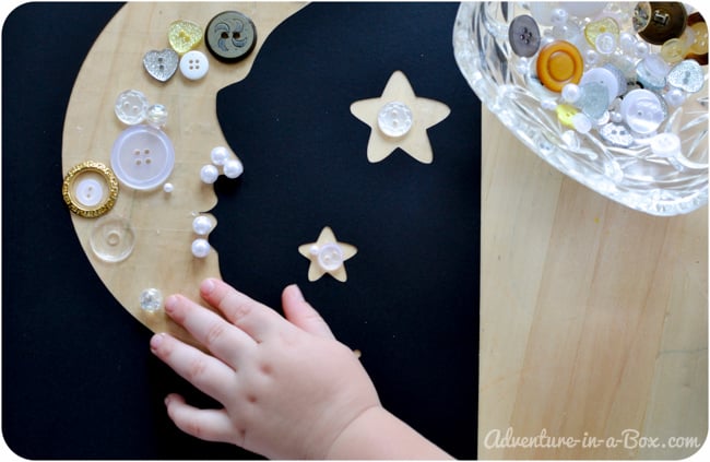 Reaching for the Moon: Make a Button Collage