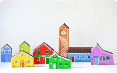 How to Make House Blocks for the Railroad