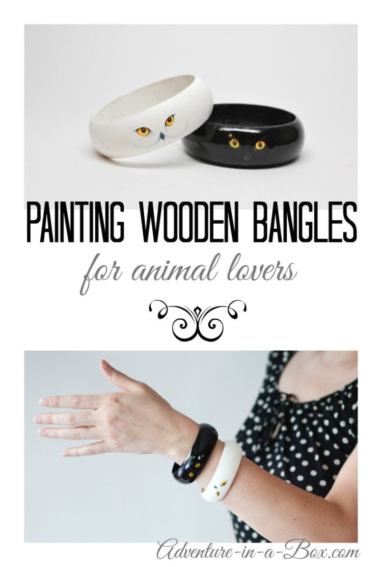 Wooden Bangles for Animal Lovers