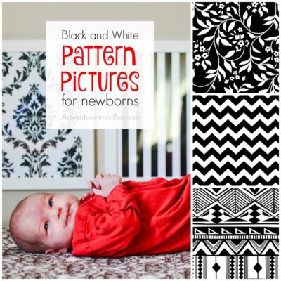 Black and White Pattern Pictures for Babies