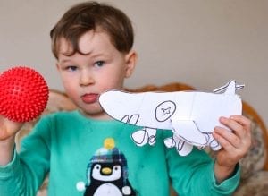 DIY Foam Glider Airplane with Printable Pattern &amp; Design
