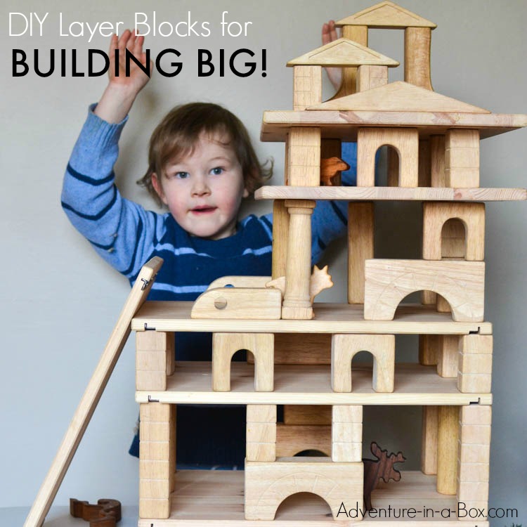 Homemade Toy Ramps Using Blocks how-to-build-a-dollhouse-or-a-ramp-with-wooden-blocks-fb | Adventure in ...
