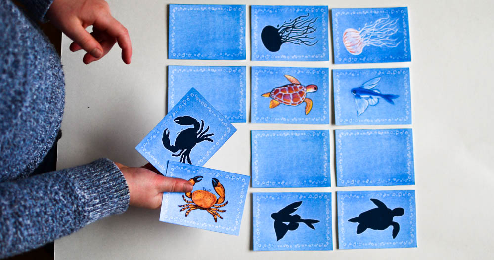 sea-life-matching-game-for-kids-featured-1 | Adventure in a Box