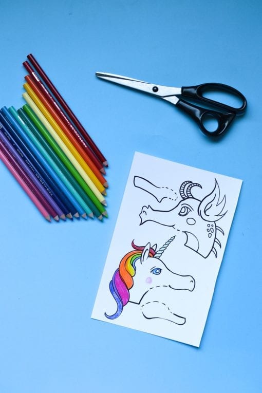 Clothespin Puppets: Free Printable Unicorn Dragon Designs Adventure Clothespin Puppets: Free Printable Unicorn Dragon Designs Adventure