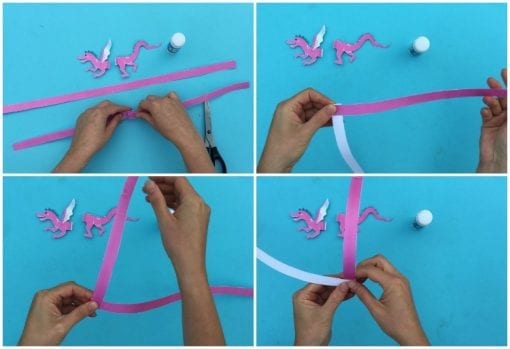 Articulated Dragon Puppet with Free Printable Template