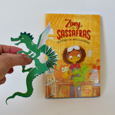 Articulated Dragon Puppet with Free Printable Template