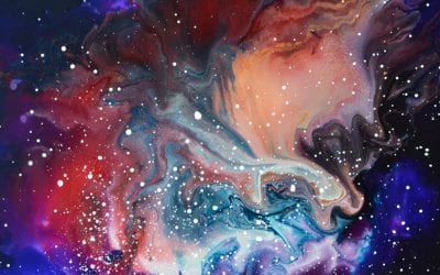 Stained Glass Space Painting
