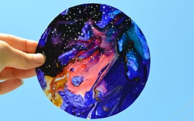 Space Stained Glass Suncatchers