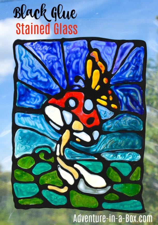 Black Glue Stained Glass Art
