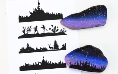 How to Transfer Silhouette Designs onto Rocks