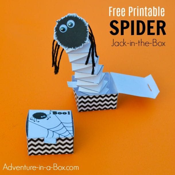 How to Make a Jack in the Box with a Free Printable Template