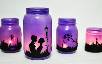 Romantic Evening Mason Jar Lanterns