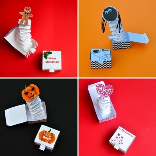 How to Make a Paper Jack in the Box for Valentine's Day