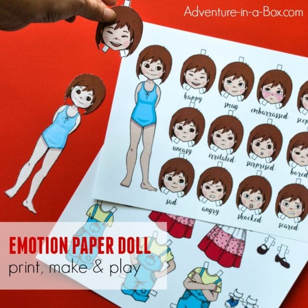 Free Printable Emotion Wheel for Kids