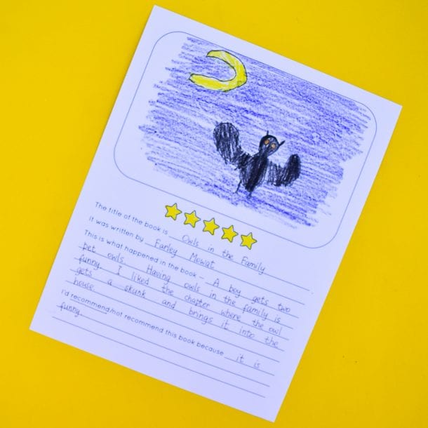 How to Write a Book Review for Kids