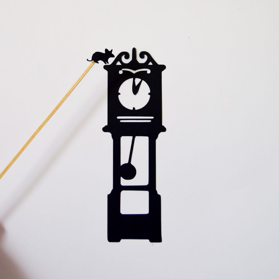 Nursery rhymes printable shadow puppets for children