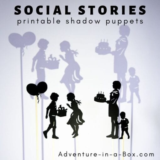 More Printable Shadow Puppets | Adventure in a Box