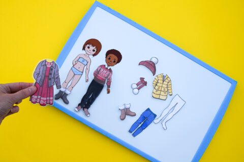 Free Printable Winter Paper Dolls
