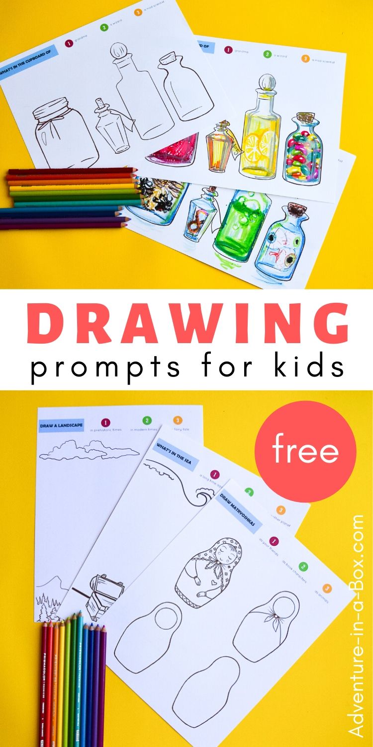 10 Free Printable Drawing Prompts For Kids 10 Free Printable Drawing Prompts For Kids