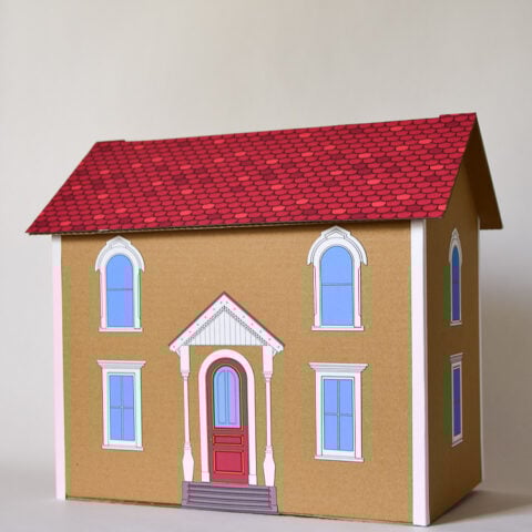 Free Printable Dollhouse Template