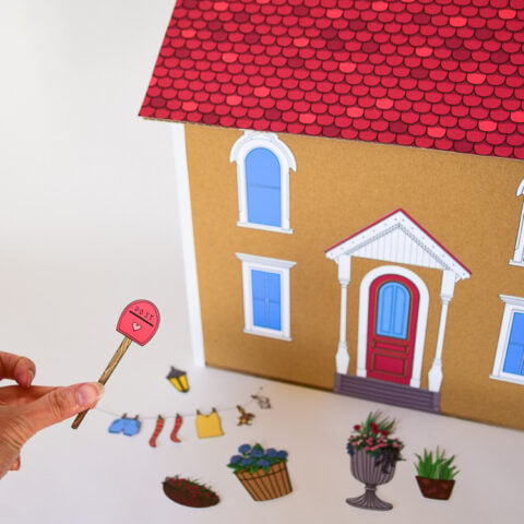 Free Printable Dollhouse Template