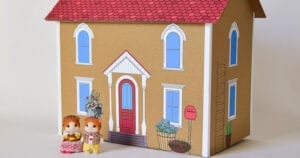 free printable dollhouse template-0637 | Adventure in a Box
