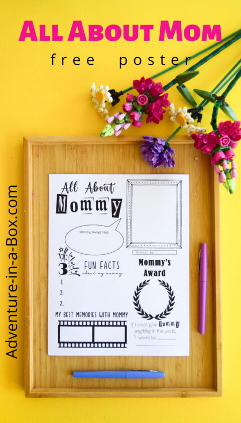 All About My Mom Free Printable Poster