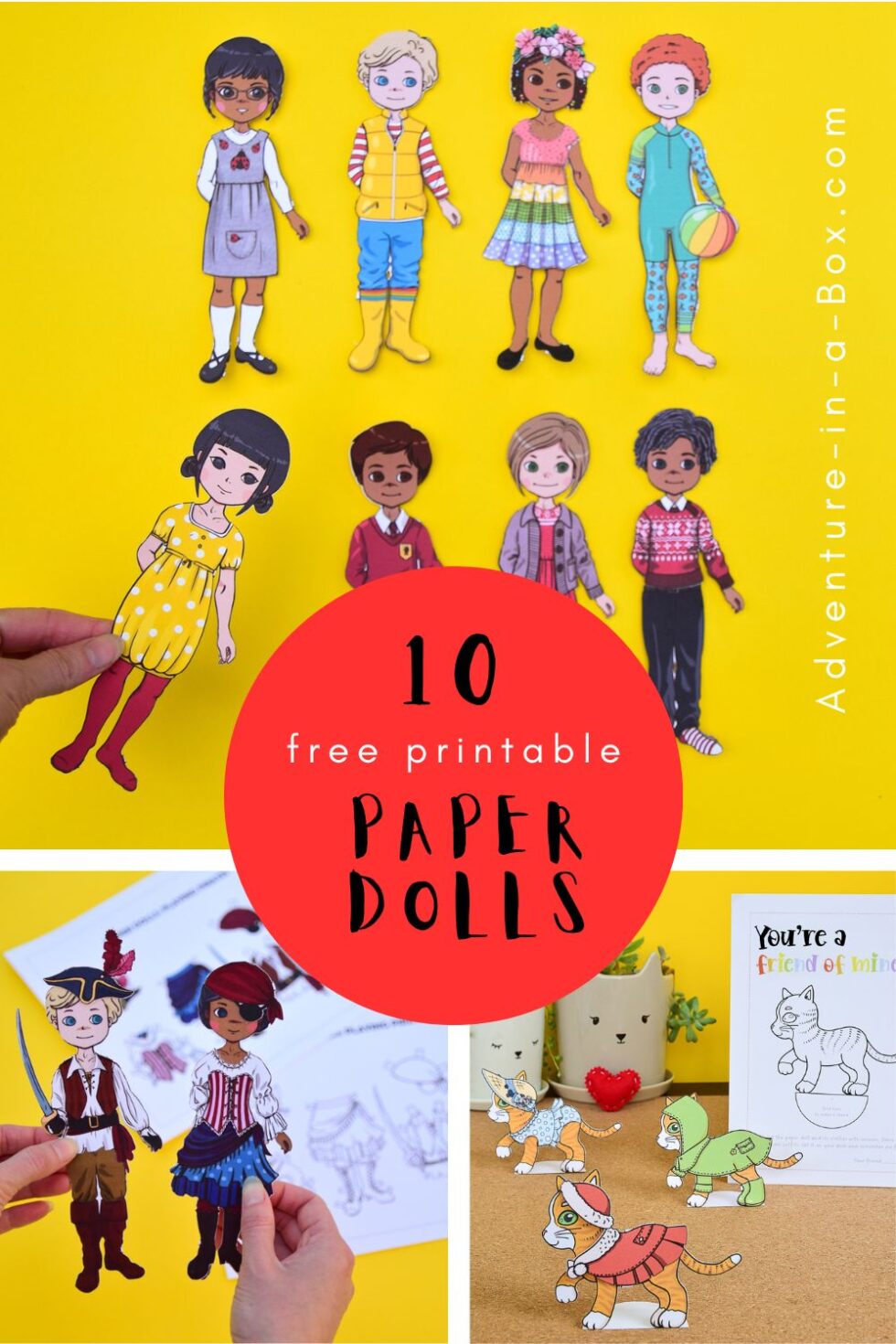 10 Free Printable Paper Dolls and Clothes 10 Free Printable Paper Dolls and Clothes