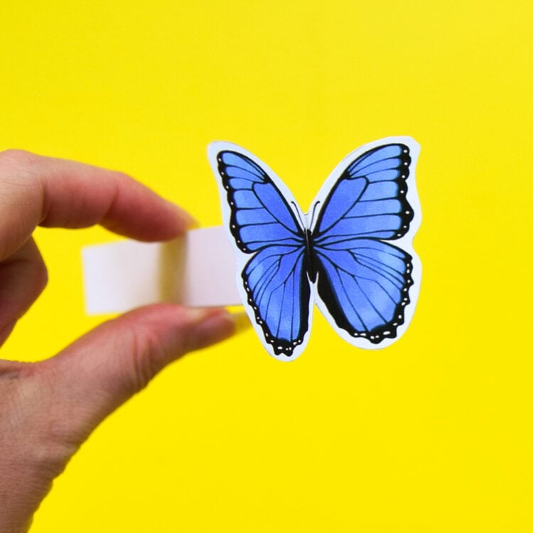 3D Butterfly Bookmark Templates - Image 4