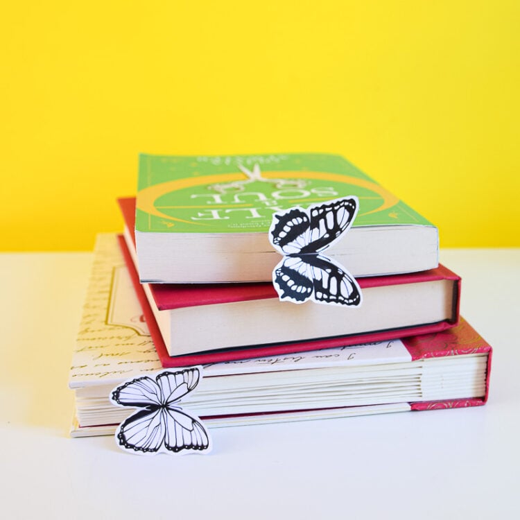 3D Butterfly Bookmark Templates - Image 5