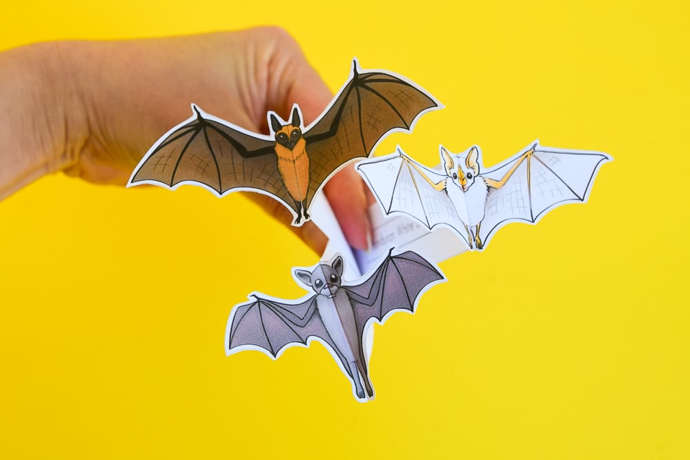 Printable Bat Bookmark Templates - Image 3