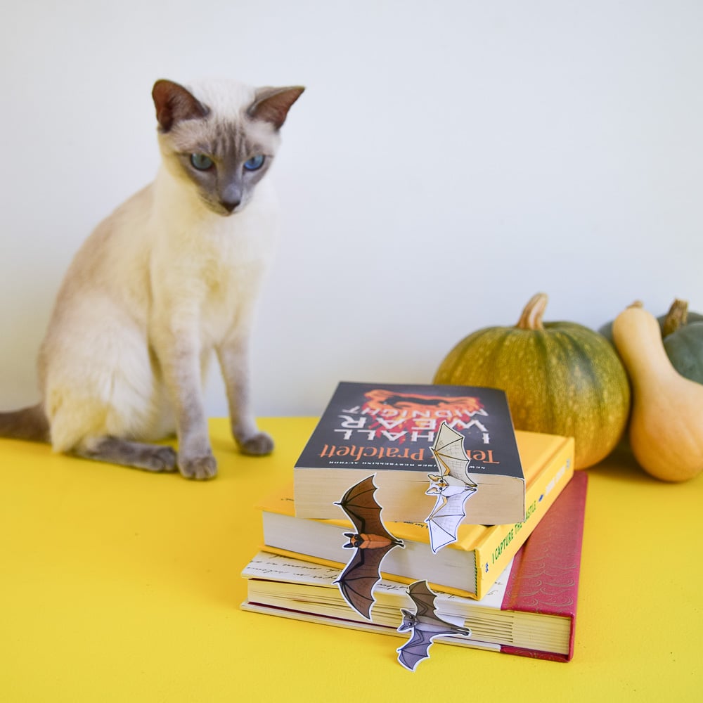 Printable Bat Bookmark Templates - Image 7